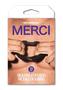 Merci Silicone Covered Metal Cock Ring 35mm - Black